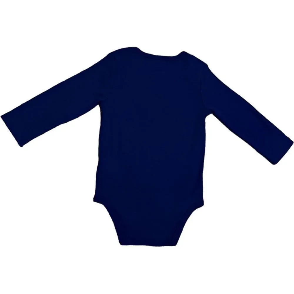 Carter’s Long Sleeve Blue & Green Dinosaur Cute-A-Saurus Onesie. 18 Months. NEW.